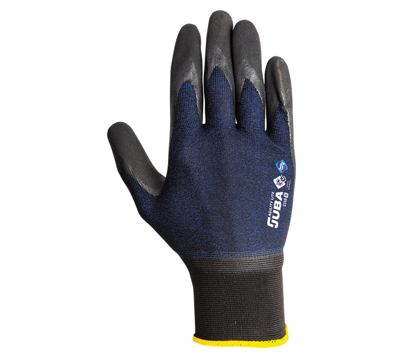 Juba agility-blue - Juego guantes nylon nitrilo talla 10