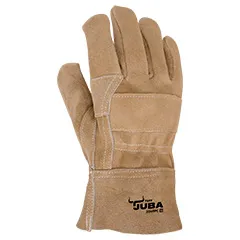 guante marron para jardineria