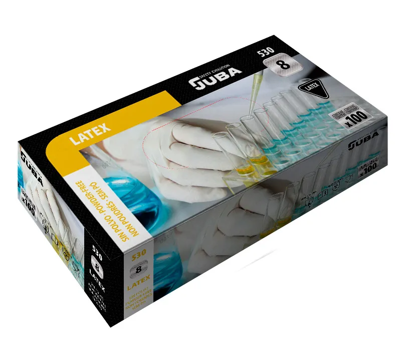 Latex Gloves Juba - 530 JUBA Cartoncillo