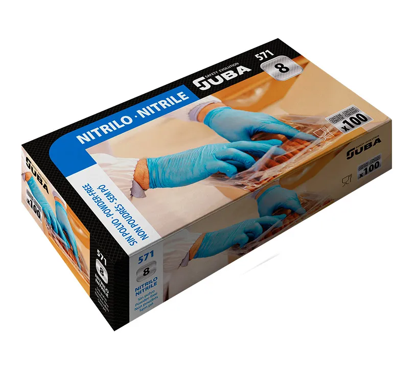 Gants en Nitrile Juba - 571 JUBA Cartoncillo