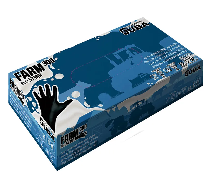 Nitrile Gloves Juba - 573NR FARM 300 Cartoncillo