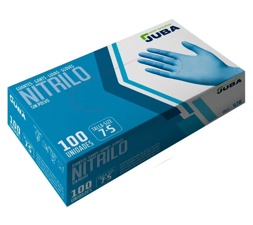 Nitrile Gloves Juba - 576BL JUBA Cartoncillo