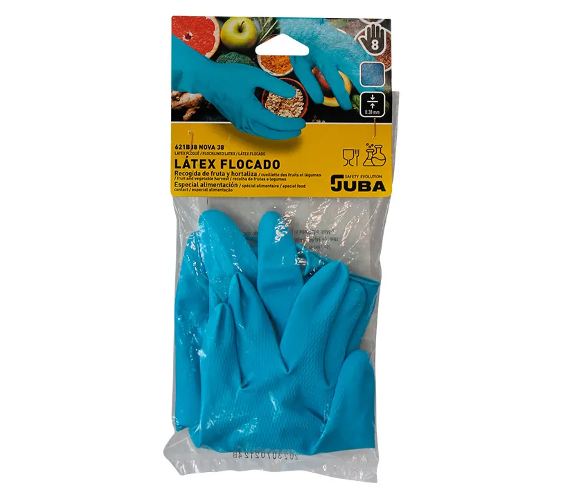 Guantes de látex Juba - 621B38 NOVA 38 Cartoncillo