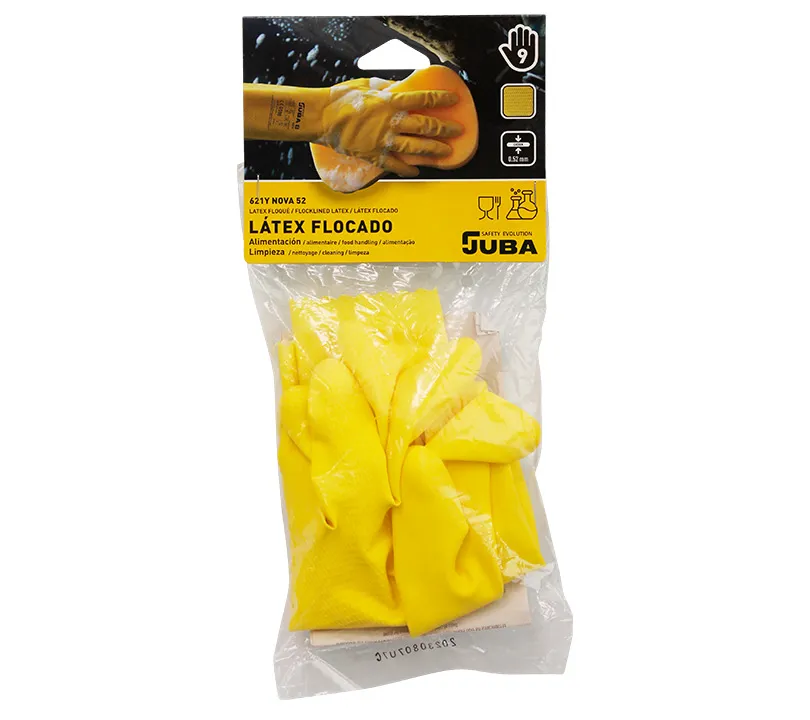 Latex Gloves Juba - 621Y NOVA 52 Cartoncillo