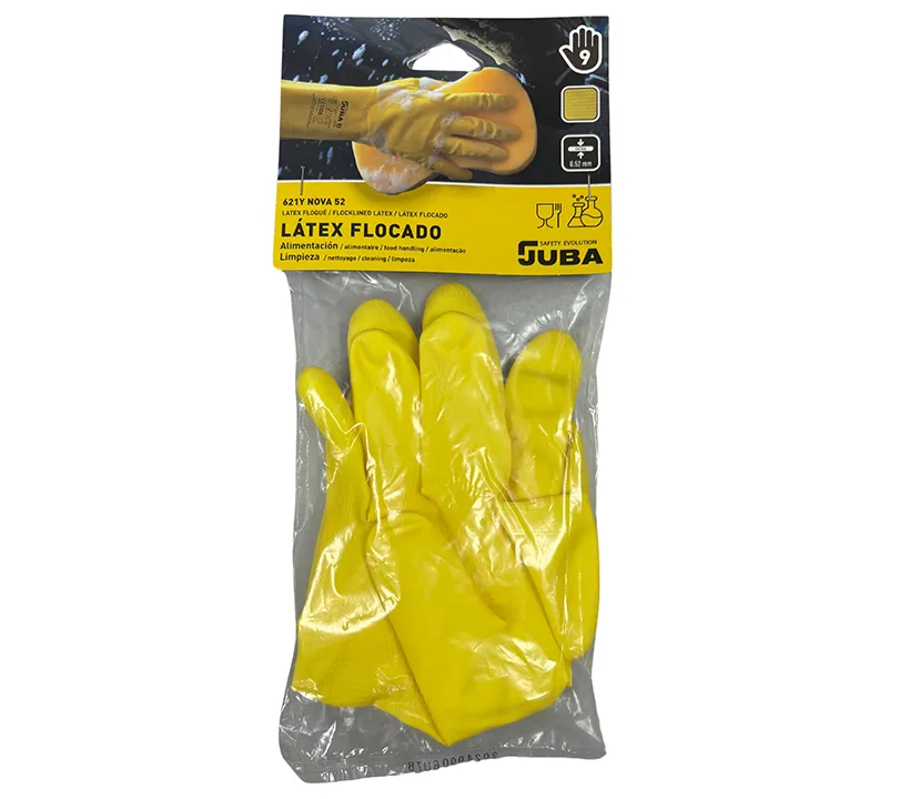 Latex Gloves Juba - 621Y NOVA 52 Cartoncillo