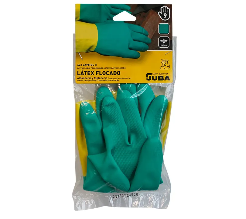 Gants en latex Juba - 622 CAPITOL II Cartoncillo