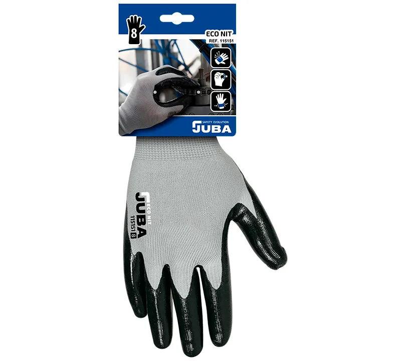 Guantes de nitrilo Juba - H115151 ECO-NIT Cartoncillo