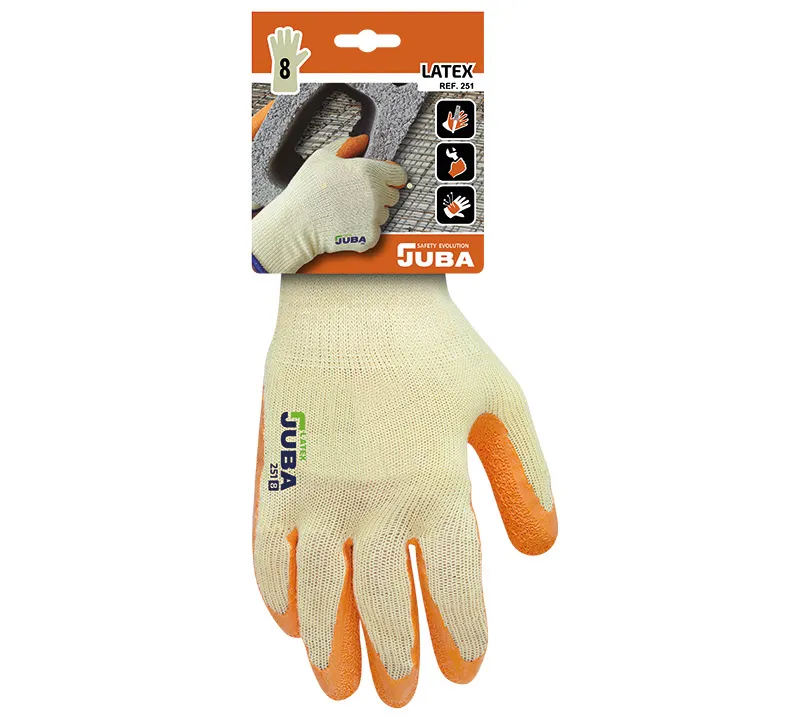 Guantes de látex Juba - 251 LATEX Cartoncillo