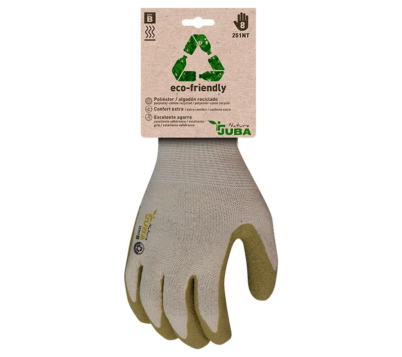 Guantes de látex Juba - H251NT NATURE Cartoncillo