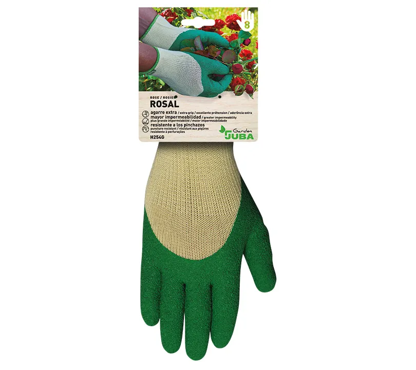 Guantes de látex Juba - H254G GARDEN Cartoncillo