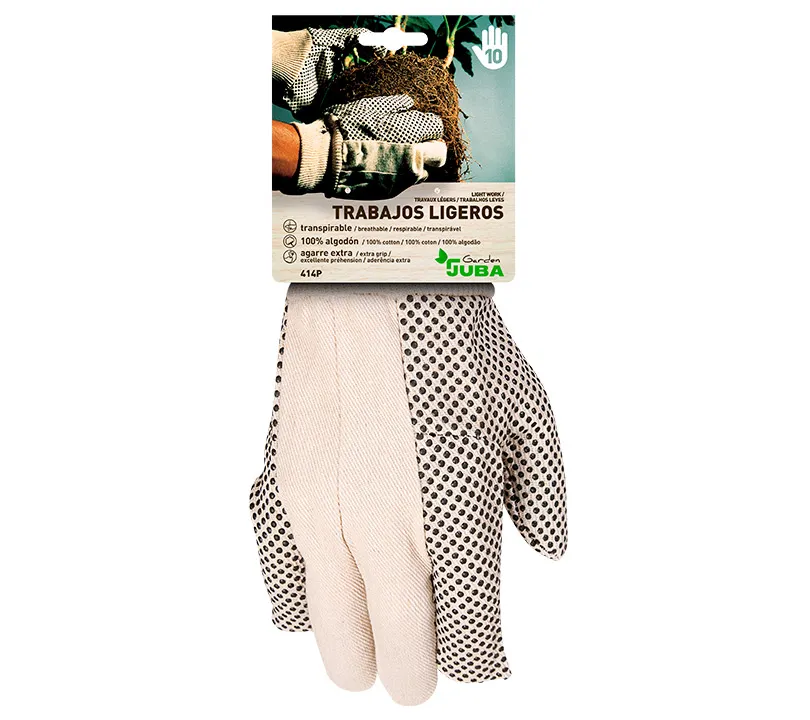 Guantes de PVC Juba - H414P GARDEN Cartoncillo