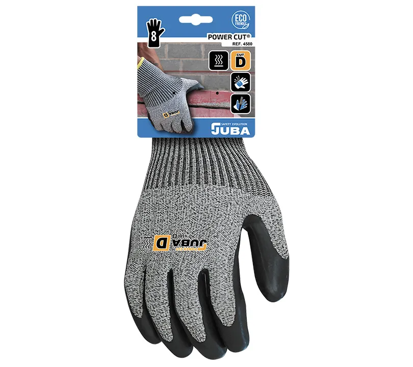 Gants en latex Juba - H4580 POWER CUT Cartoncillo