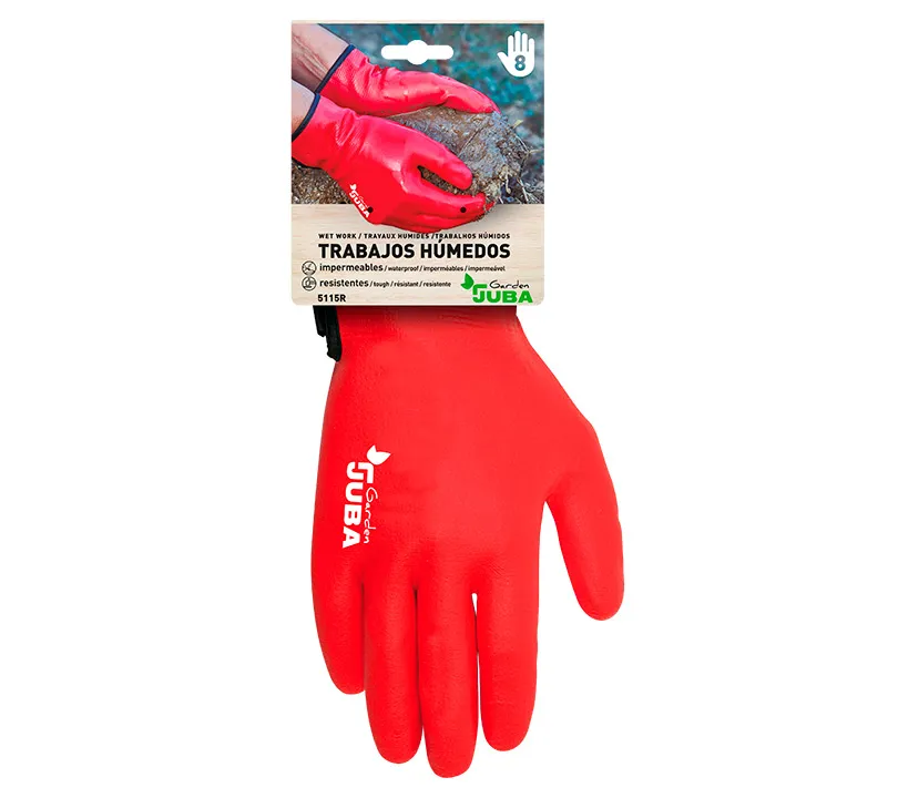 Guantes de nitrilo Juba - H5115R GARDEN Cartoncillo