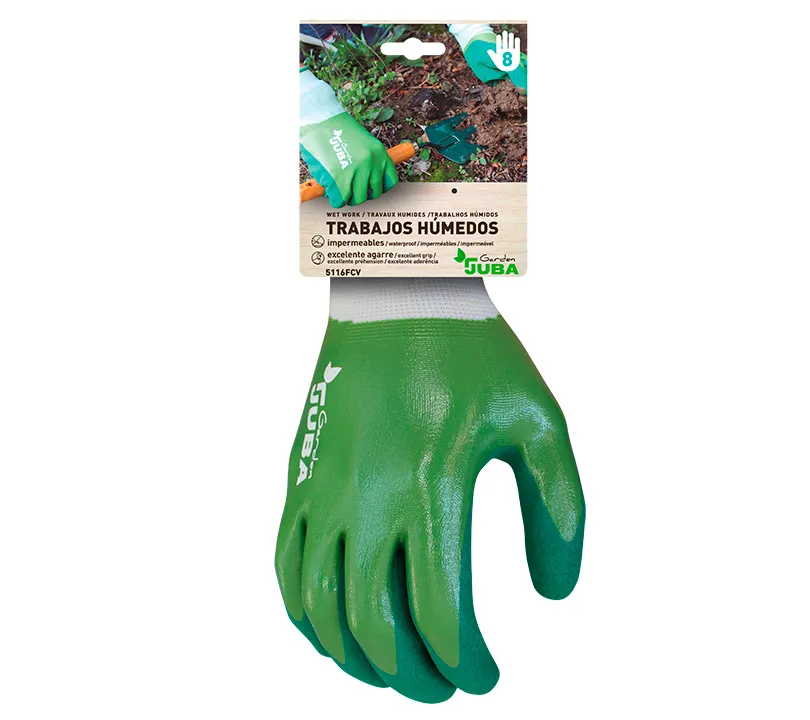 Guantes de nitrilo Juba - H5116FCV GARDEN Cartoncillo