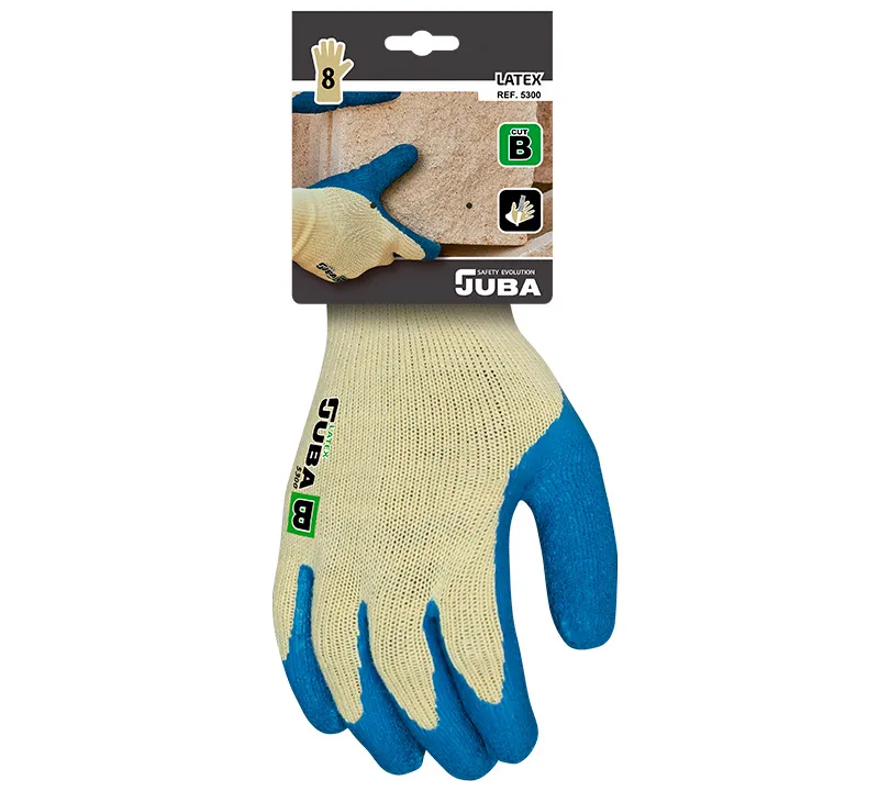 Gants en latex Juba - H5300 LATEX Cartoncillo