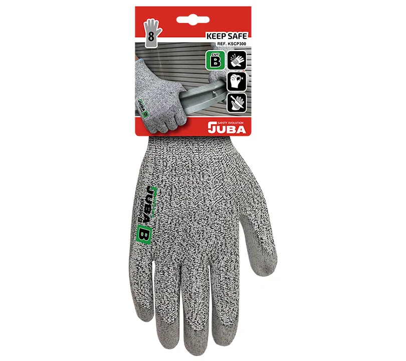 Guantes de PU Juba - HKSCP300 KEEP SAFE Cartoncillo