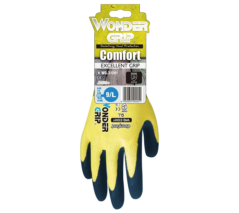 Guantes de látex Wonder Grip - HWG310HY COMFORT Cartoncillo