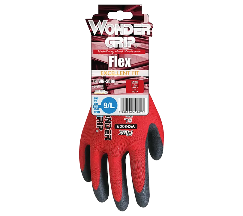 Guantes de nitrilo Wonder Grip - HWG500R WG FLEX Cartoncillo