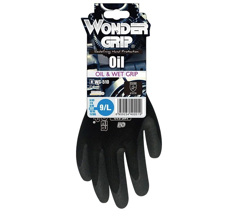 Guantes de nitrilo Wonder Grip - HWG510 OIL Cartoncillo