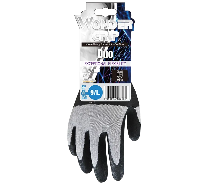 Guantes de nitrilo Wonder Grip - HWG555 DUO Cartoncillo