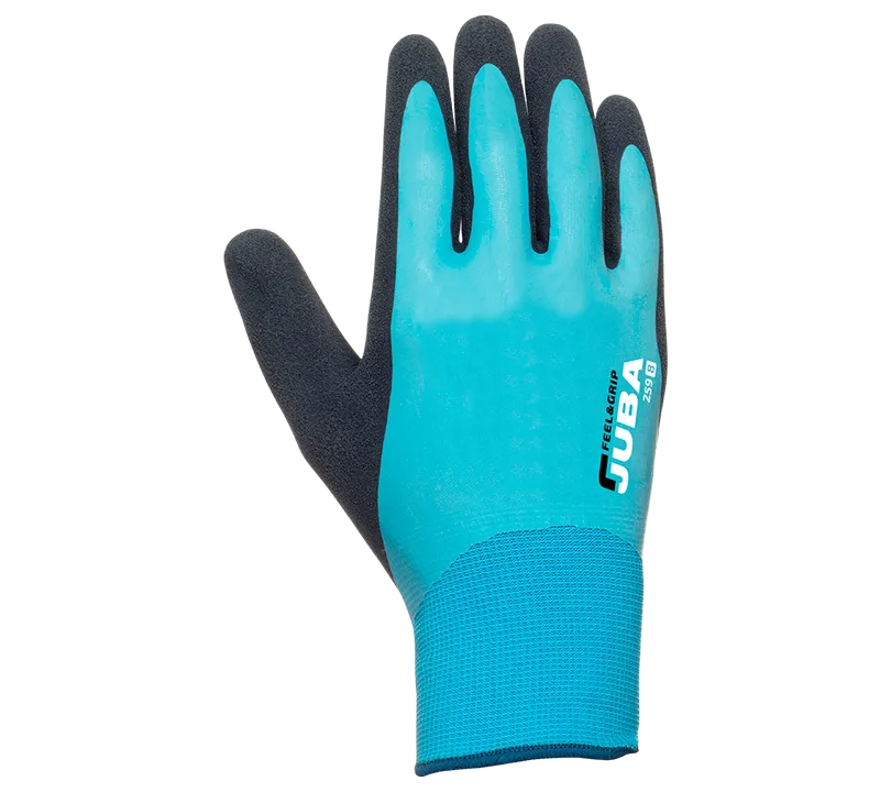 Latex Gloves Juba - H259 FEEL & GRIP SPLASH Detalle