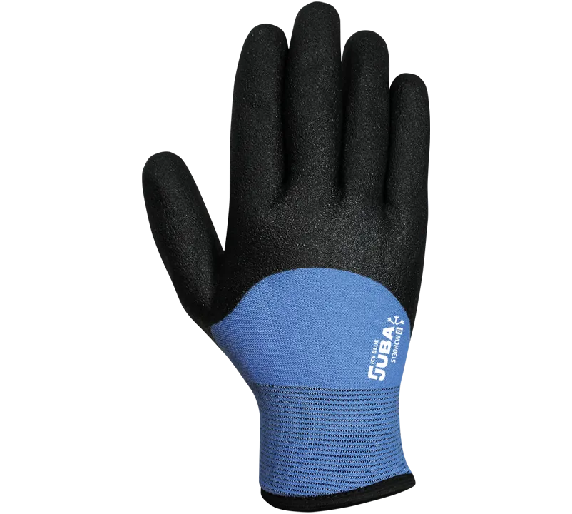 PVC Gloves Juba - H5130HCW ICE BLUE Detalle