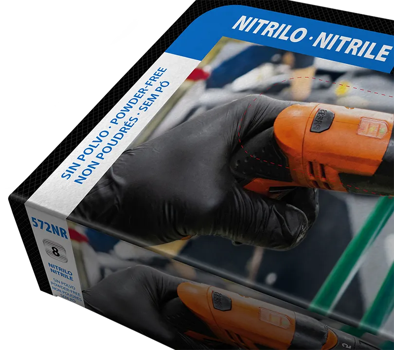 Gants en Nitrile Juba - 572NR JUBA Detalle