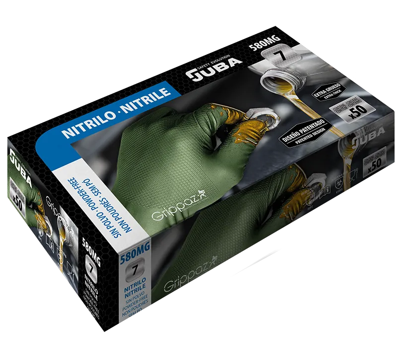 Gants en Nitrile GRIPPAZ® by JUBA® - 580MG GRIPPAZ Detalle