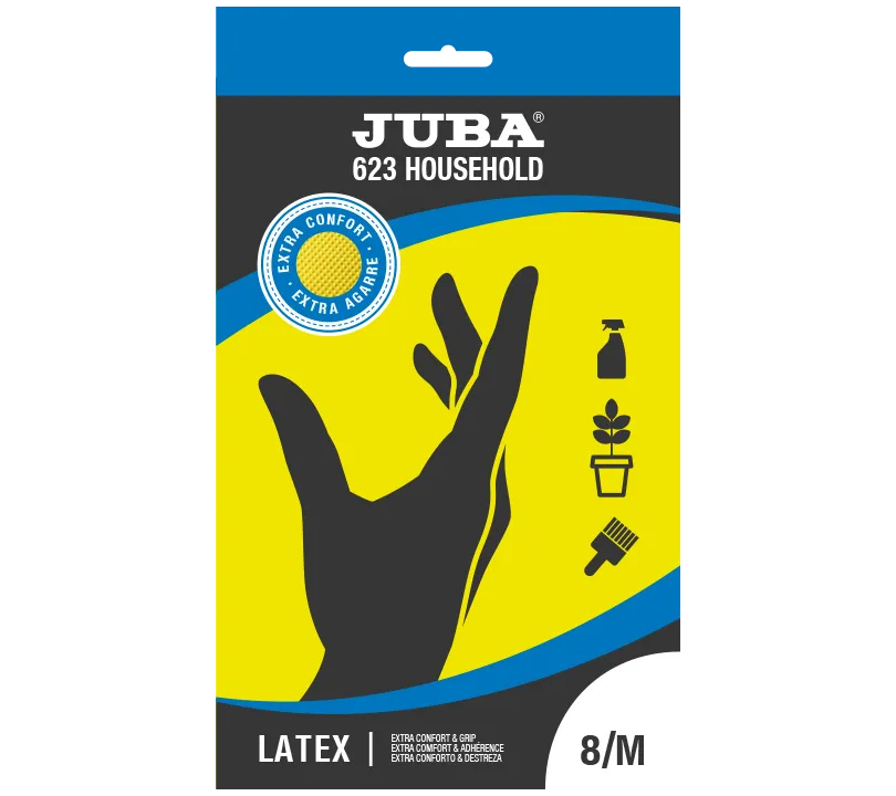 Latex Gloves Juba - 623 HOUSEHOLD Detalle