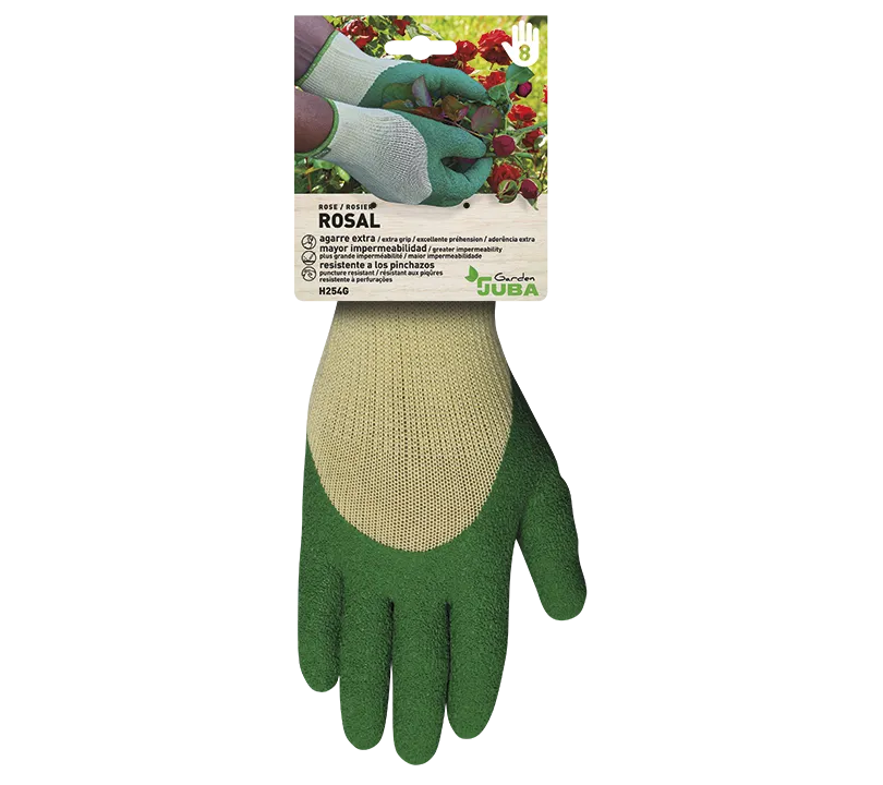 Latex Gloves Juba - H254G GARDEN Detalle