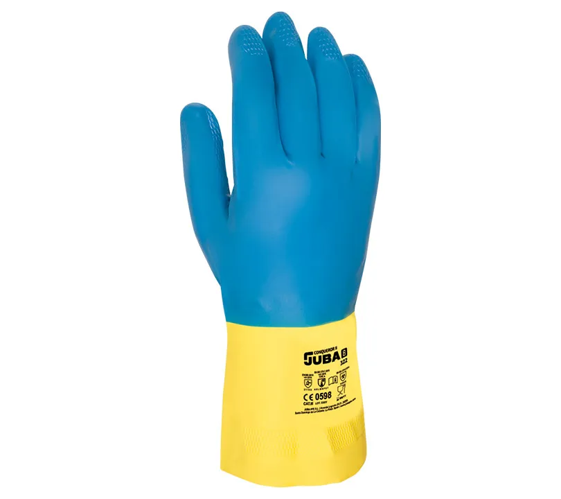 Neoprene/Latex Gloves Juba - 322 CONQUEROR II Dorso