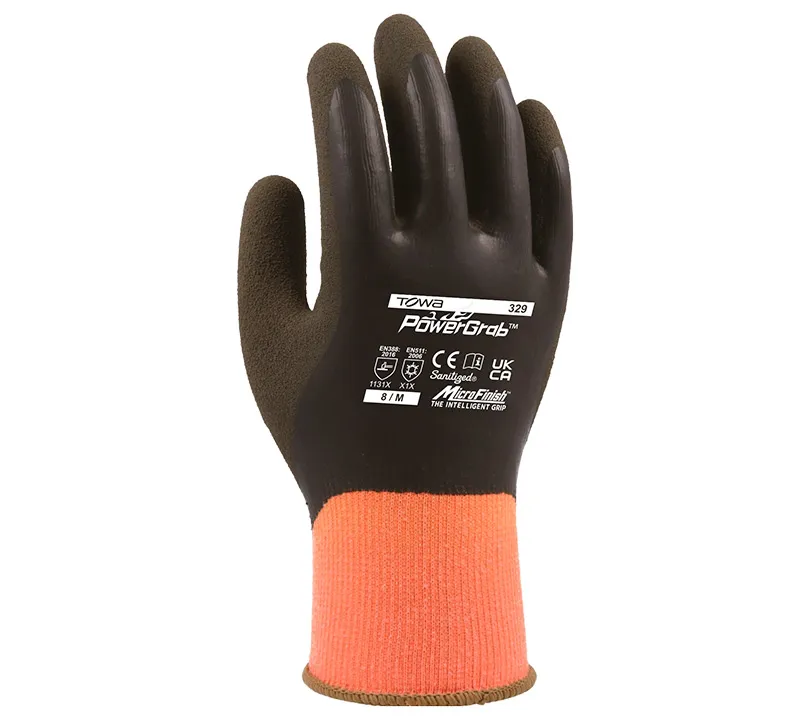 Latex Gloves Towa - 329 POWER GRAB THERMODEX MAX Dorso