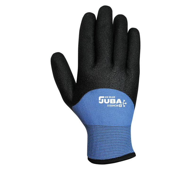 PVC Gloves Juba - H5130HCW ICE BLUE Dorso