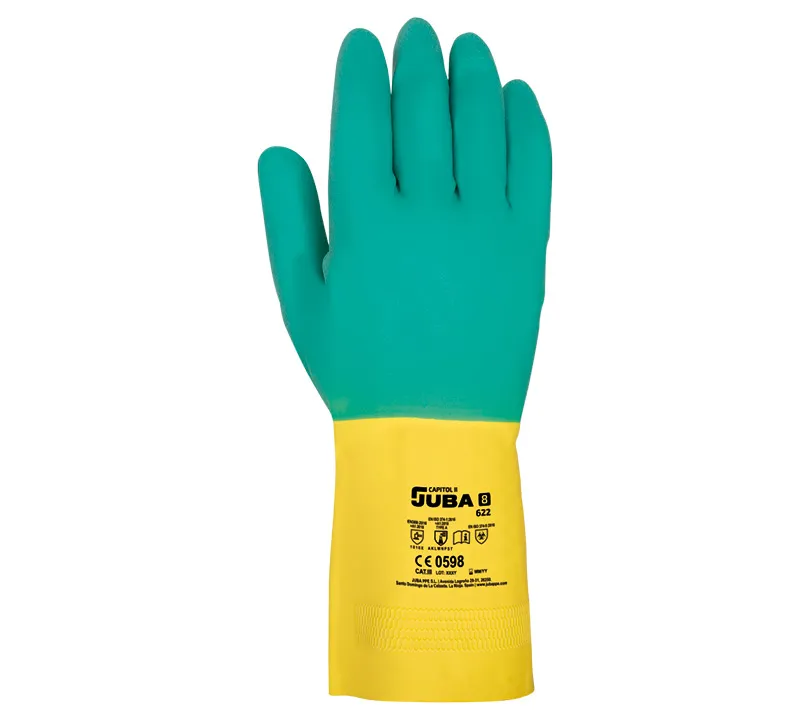 Gants en latex Juba - 622 CAPITOL II Dorso