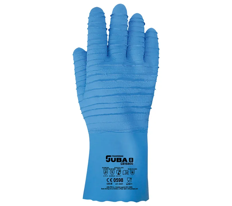 Latex Gloves Juba - GB16800 FISHERMAN Dorso