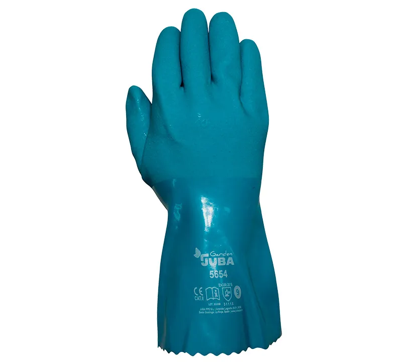 PVC Gloves Juba - H5654 GARDEN Dorso