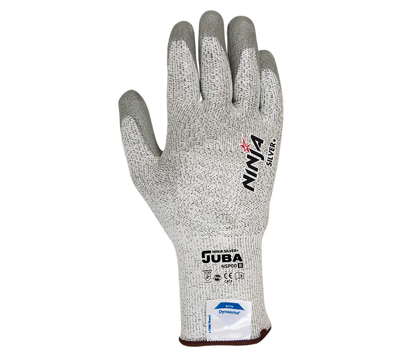 Gants en PU Juba - NSP00 NINJA SILVER PLUS Dorso