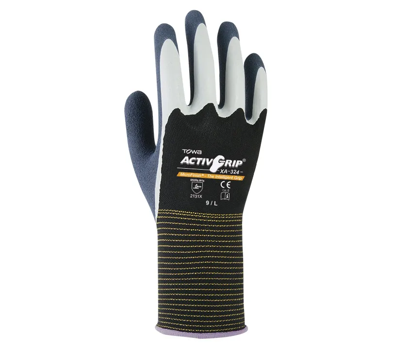 Gants en latex Towa - XA324 ACTIVGRIP Dorso