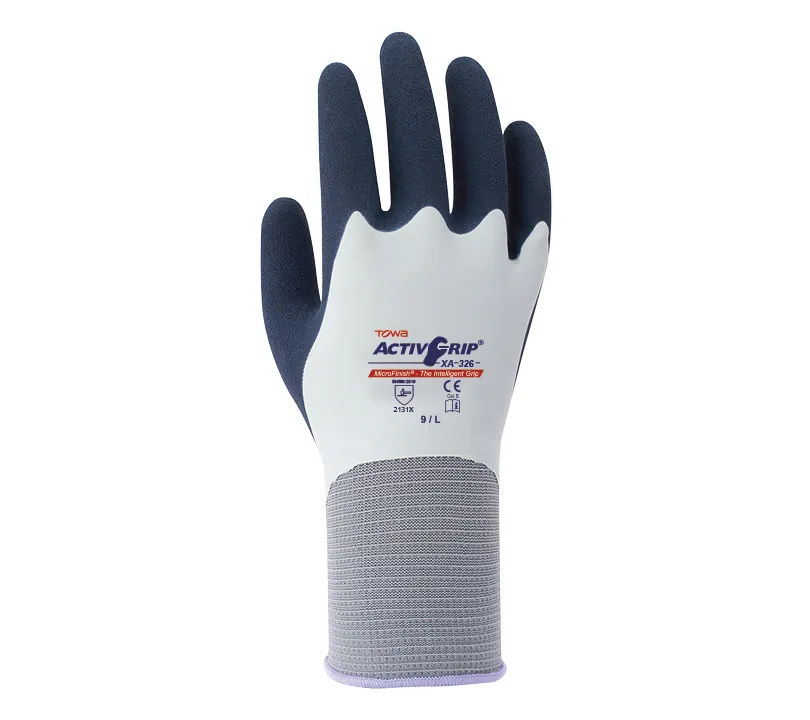 Gants en latex Towa - XA326 ACTIVGRIP Dorso