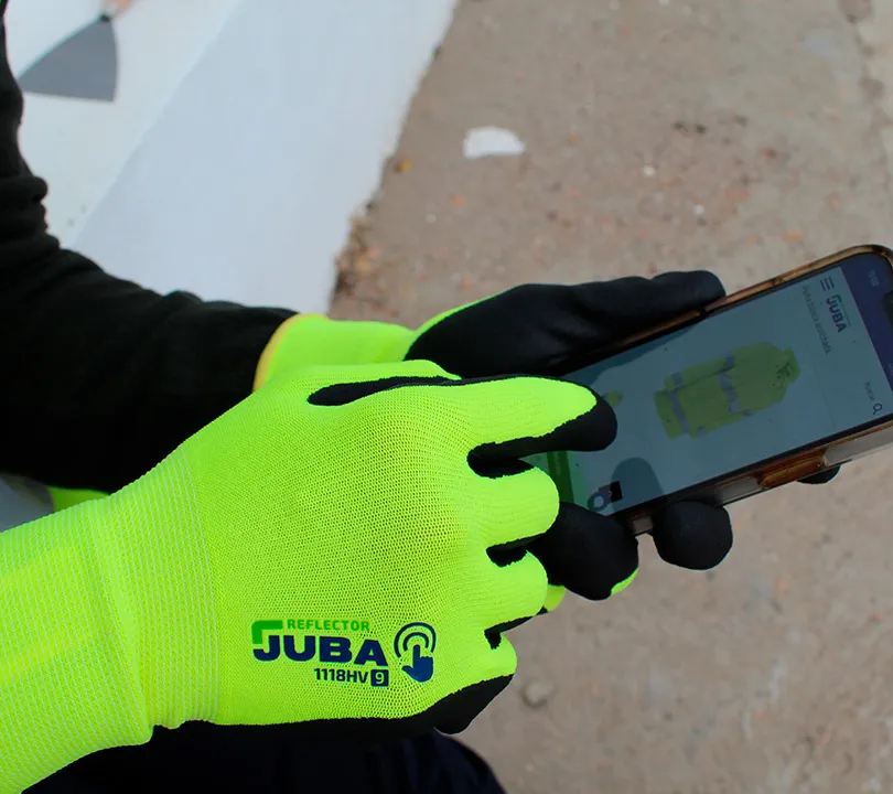 Gants en Nitrile Juba - H1118HV REFLECTOR Uso