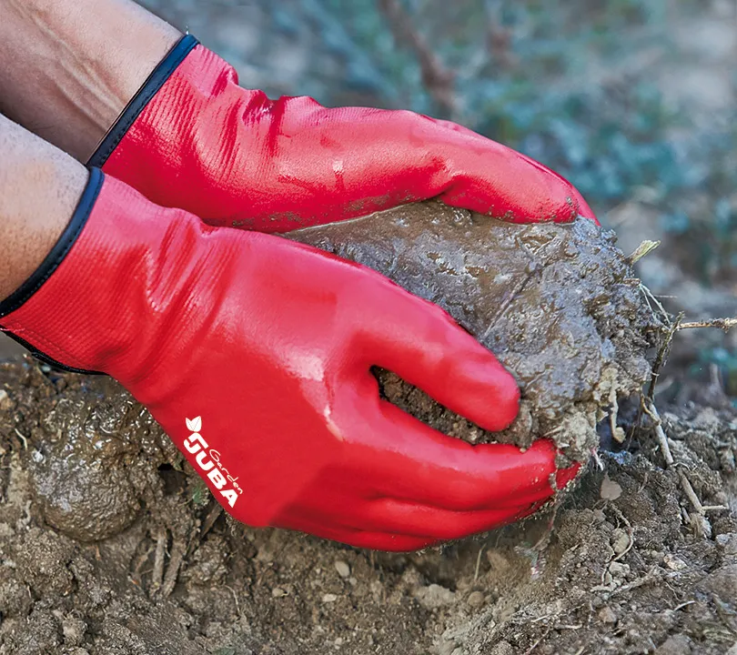 Guantes de nitrilo Juba - H5115R GARDEN Uso